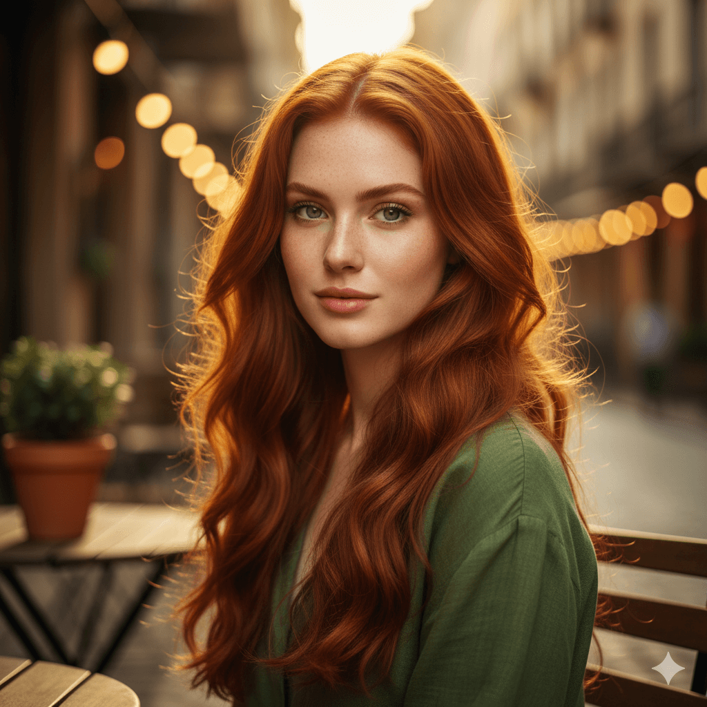 Ruivo sem Descoloração